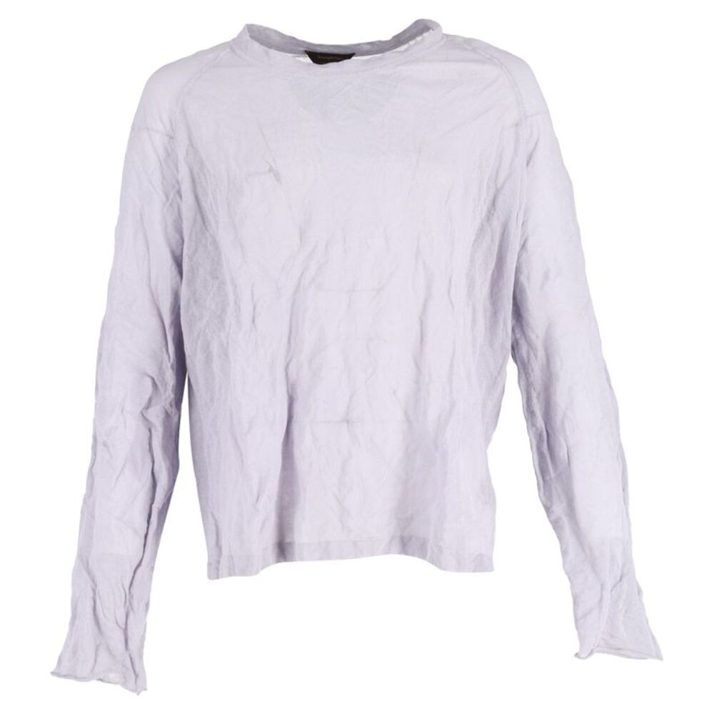 Ermenegildo Zegna Sweatshirt in Pastel Purple Cotton